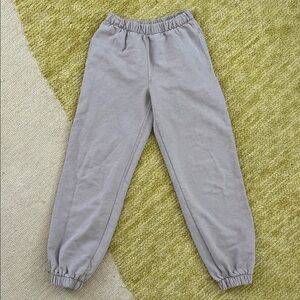 Dusty rose garment dye sweat pants
